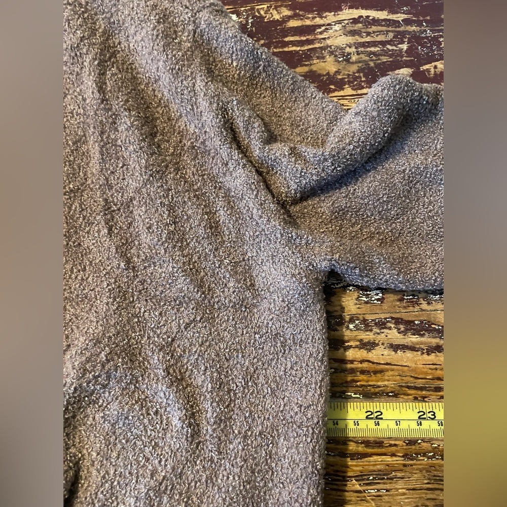 BAREFOOT DREAMS Island Wrap Open Front Cardigan Taupe CozyChic Lite Soft S/M - Picture 15 of 16